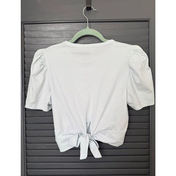 A.L.C Monica Wrap Cotton T-Shirt - Picture 8 of 8